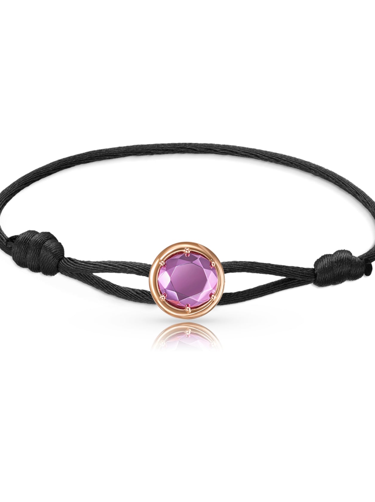 18k Rose Gold, Pink Gold Oval Motif