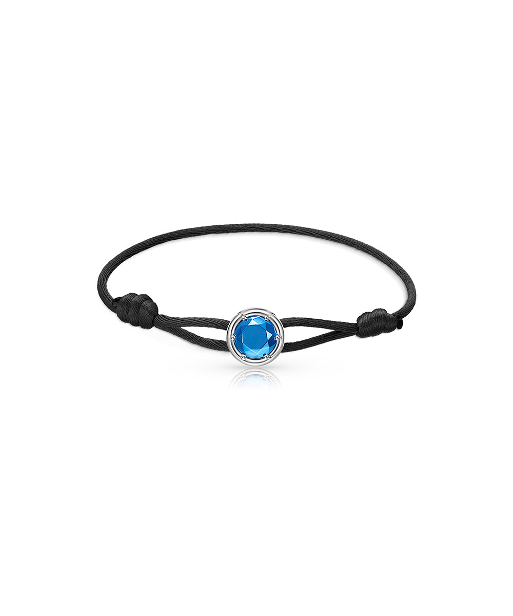 Sembra Bracelet Round Blue Gold Gem