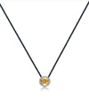 Sembra Pendant Round Yellow Gold Gem