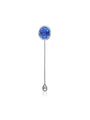 Sembra Sceptre Pin Oval Blue Tourmaline