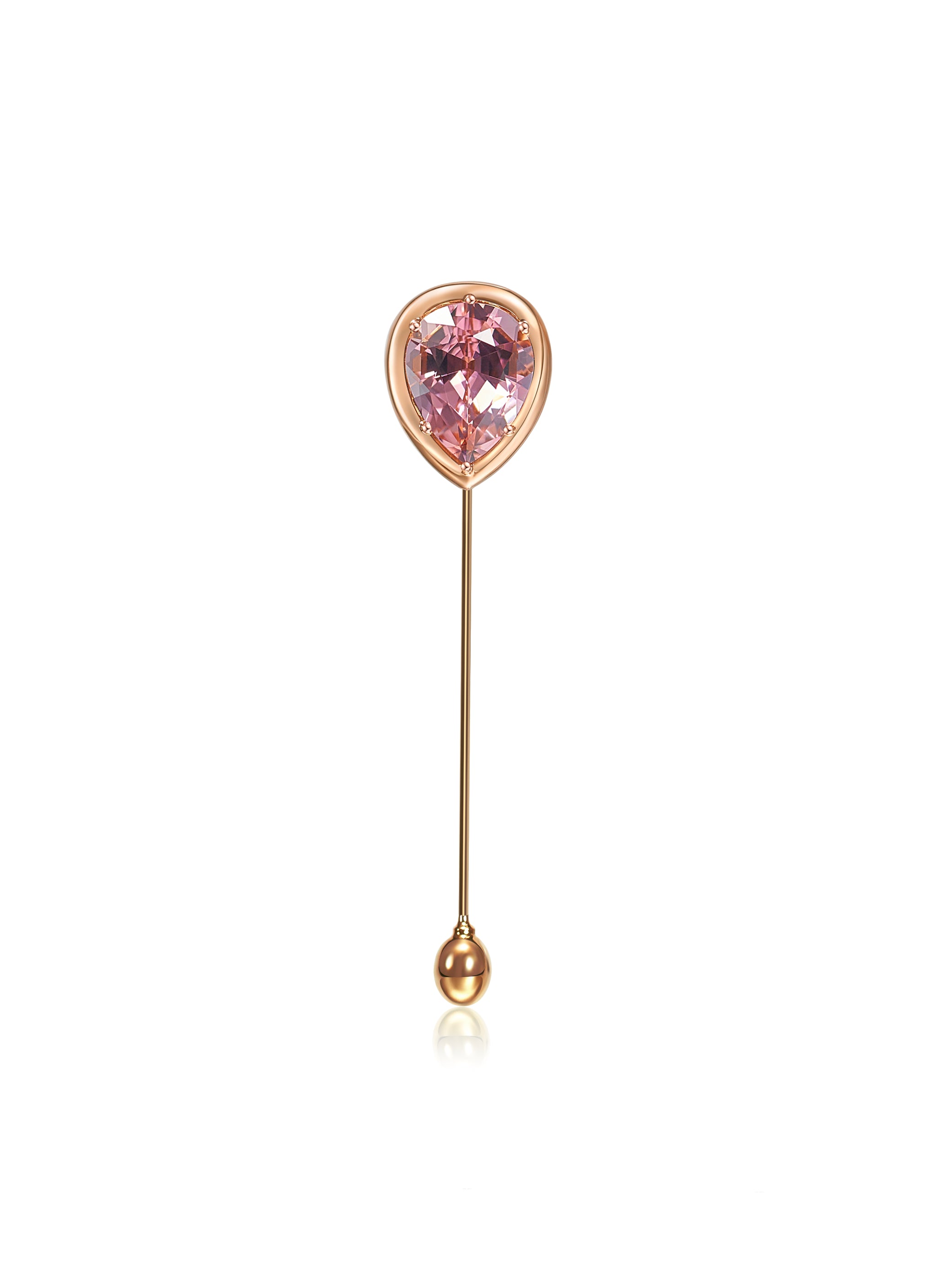 Sembra Sceptre Pin Pear Pink Tourmaline