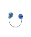 Sembra Crescent Pin Blue