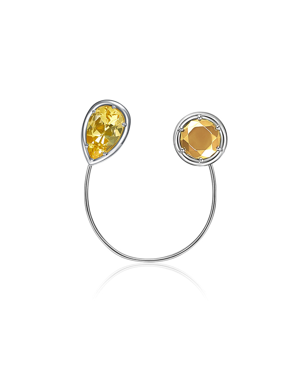 Sembra Crescent Pin Yellow